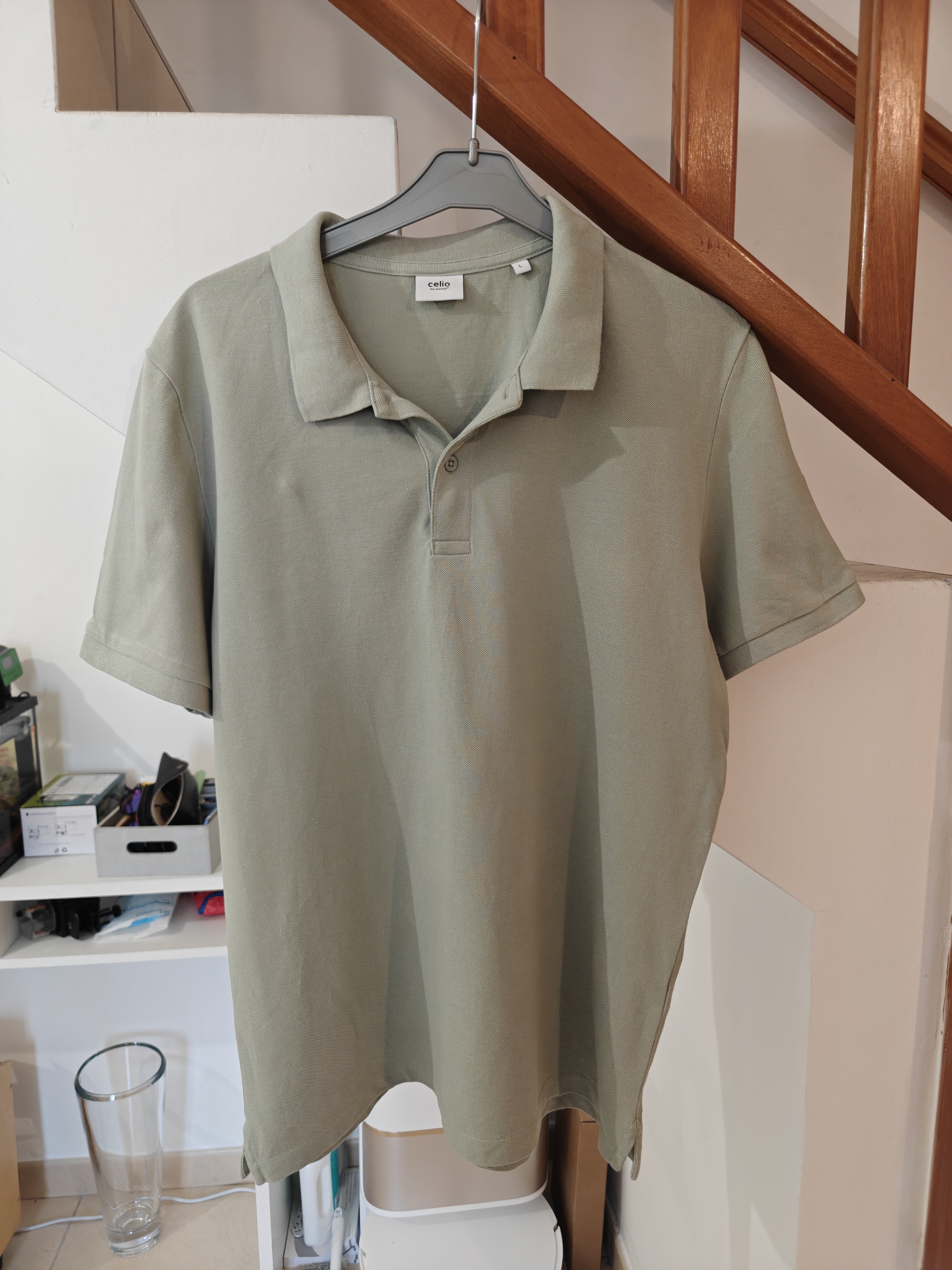 Polo vert sauge