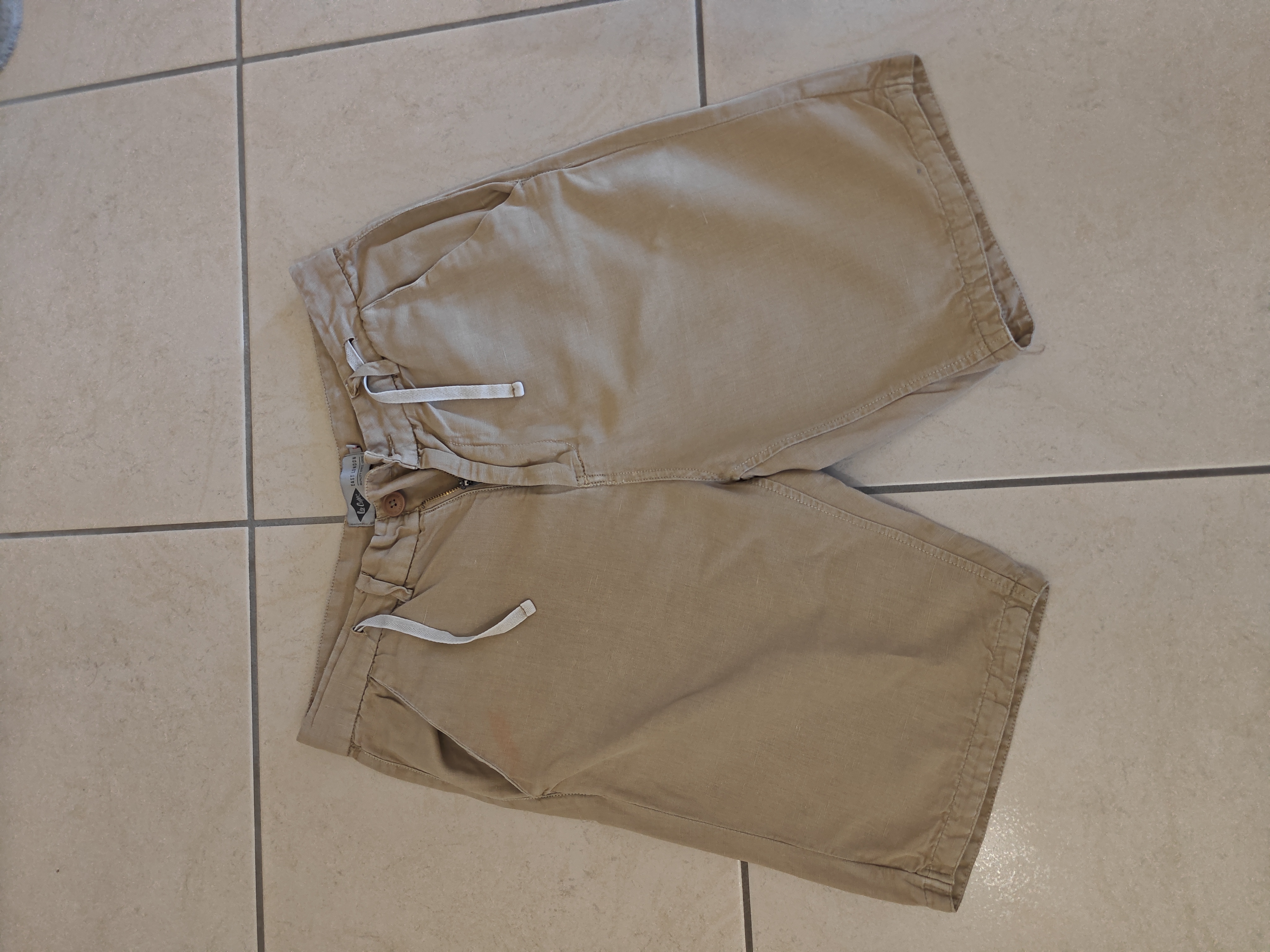 Short chino khaki