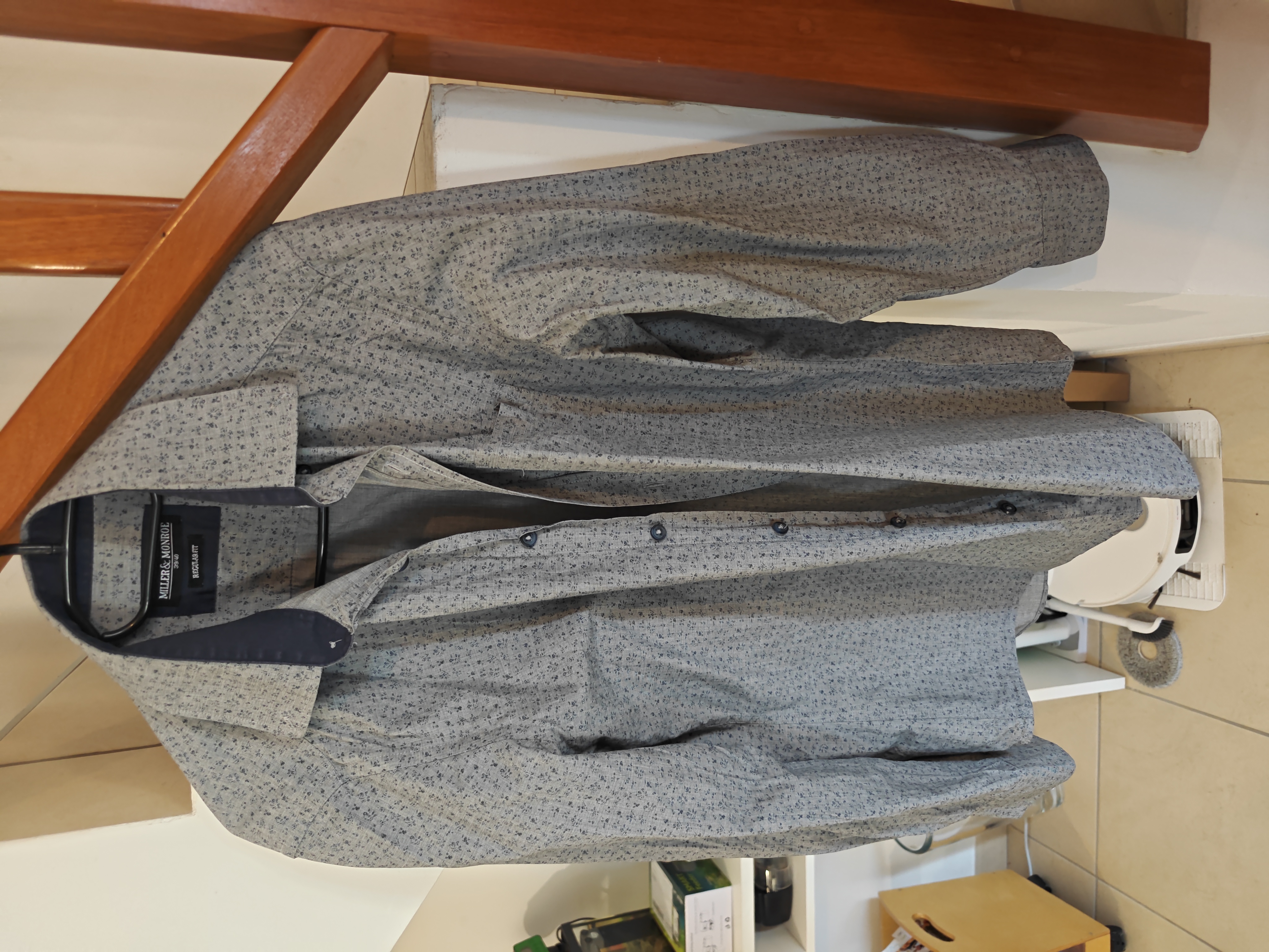 Chemise micro-print